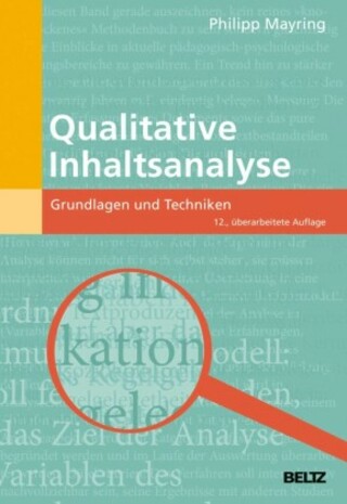 Buchcover Qualitative Inhaltsanalyse Philipp Mayring