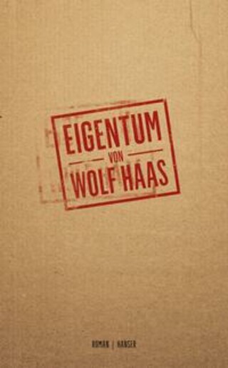 Buchcover Eigentum Wolf Haas