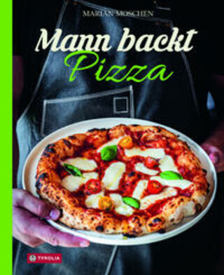 Buchcover Mann backt Pizza Marian Moschen